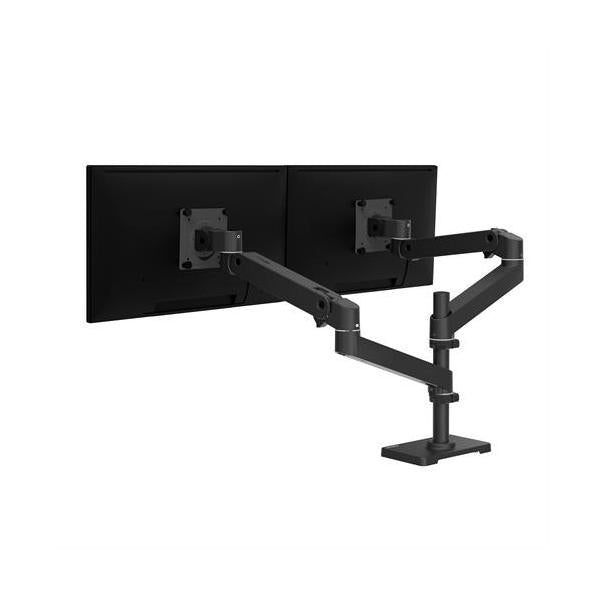 Ergotron LX Pro Dual Stacking Arm - Two Monitor Mount - Max. 27 inch screen - Black [45-690-292]