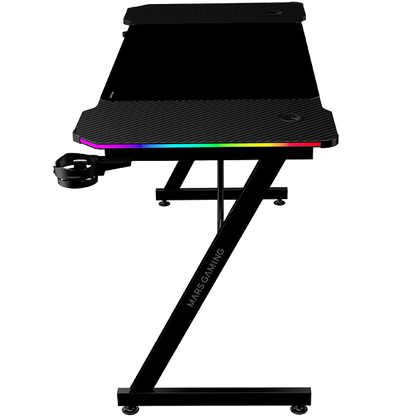 MARSGAMING GAMING DESK MGDX140RGB 140X60CM RGB REMOTE CTRL, XL PAD, HOLDER [MGDX140RGB]