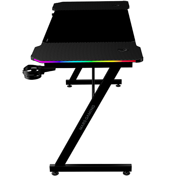 MARSGAMING GAMING DESK MGDX140RGB 140X60CM RGB REMOTE CTRL, XL PAD, HOLDER [MGDX140RGB]