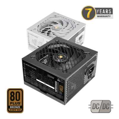 MARSGAMING ALIMENTATORE MPB550SI 550W 80PLUS BRONZE [MPB550SI]