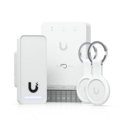 Ubiquiti - UA-G3-SK - UniFi quick start for Access with all you need for one door with one reader, (1) Door Hub Mini, (1) G3 Reader, (2) Pocket Keyfobs [UA-G3-SK]