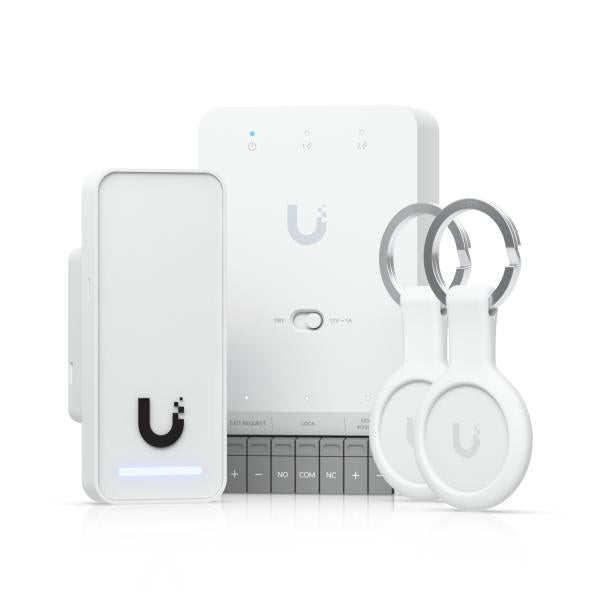Ubiquiti - UA-G3-SK - UniFi quick start for Access with all you need for one door with one reader, (1) Door Hub Mini, (1) G3 Reader, (2) Pocket Keyfobs [UA-G3-SK]
