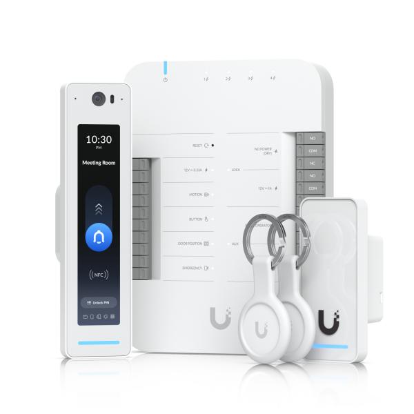 Ubiquiti Networks UniFi Door Hub + G3 Reader Pro + G3 Reader + 2x Pocket Keyfobs - White [UA-G3-SK-PRO]