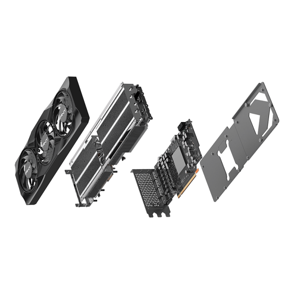 PNY VGA GEFORCE RTX 5070 Ti, 16GB GDDR7, OVERLOCKED TRIPLE FAN [VCG5070T16TFXPB1-O]