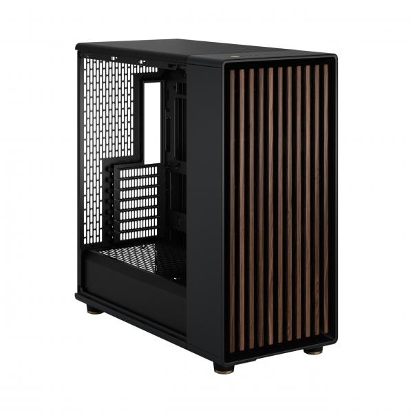 FRACTAL CASE MID TOWER NORTH XL RC CHARCOAL BLACK TG DARK MB connettore inv [FD-C-NOR1X-05]