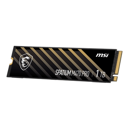 MSI SPATIUM M470 PRO PCIe 4.0 NVMe M.2 1TB drives allo stato solido PCI Express 4.0 3D NAND [S78-440L0J0-P83]