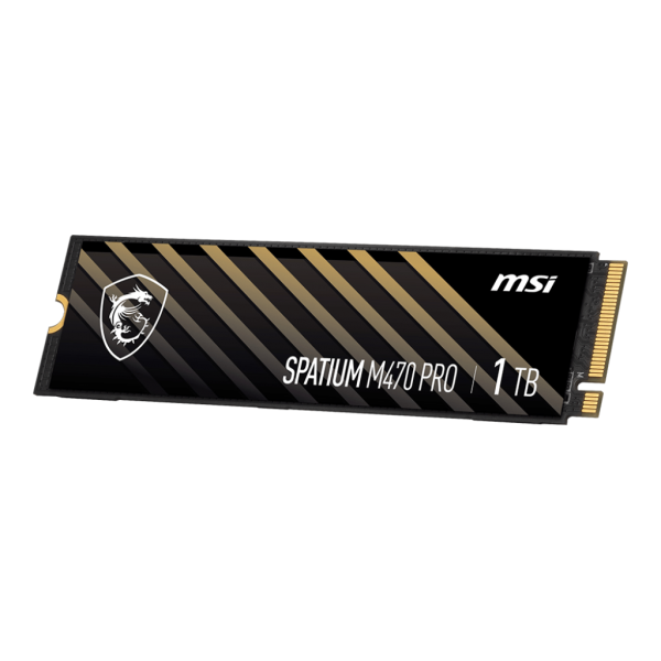MSI SPATIUM M470 PRO PCIe 4.0 NVMe M.2 1TB drives allo stato solido PCI Express 4.0 3D NAND [S78-440L0J0-P83]