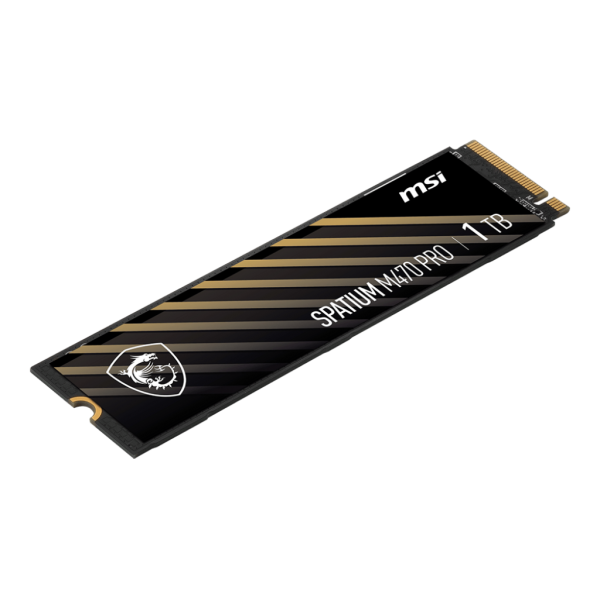 MSI SPATIUM M470 PRO PCIe 4.0 NVMe M.2 1TB drives allo stato solido PCI Express 4.0 3D NAND [S78-440L0J0-P83]
