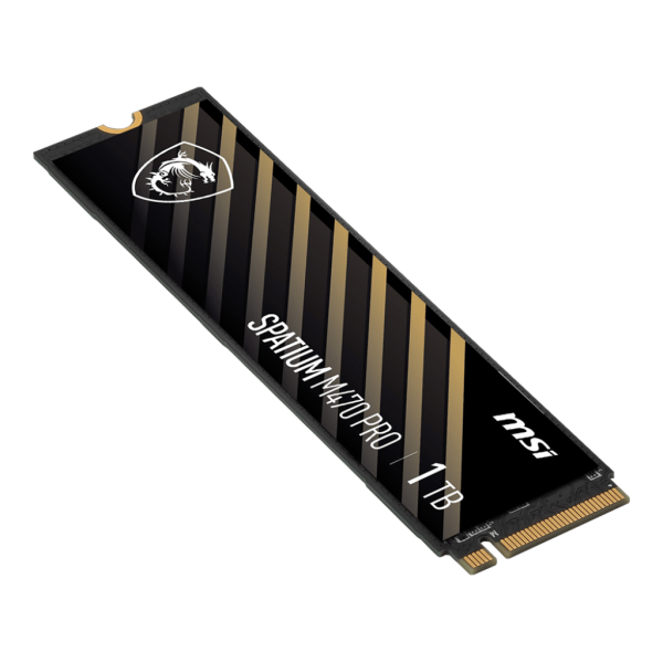 MSI SPATIUM M470 PRO PCIe 4.0 NVMe M.2 1TB drives allo stato solido PCI Express 4.0 3D NAND [S78-440L0J0-P83]