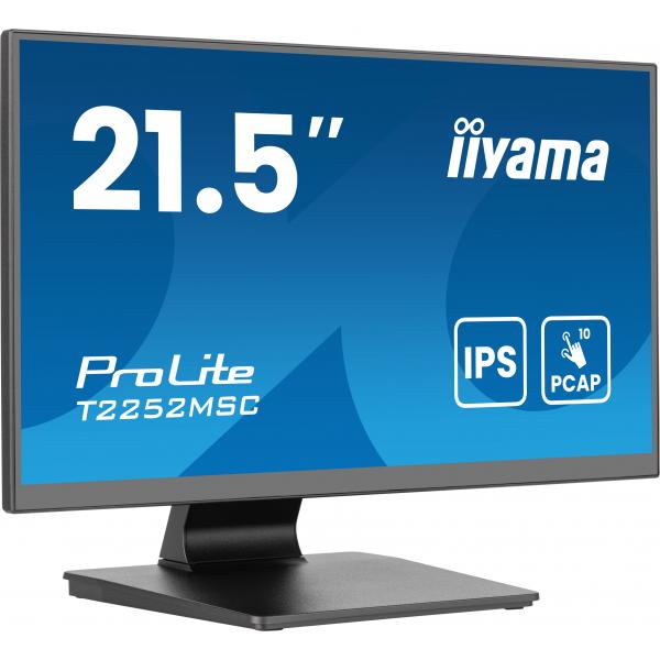 Iiyama ProLite 22 inch Touch - Full HD IPS Monitor - 1920x1080 [T2252MSC-B2AG]