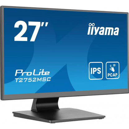 iiyama ProLite T2752MSC-B1AG Monitor PC 68,6 cm (27") 1920 x 1080 Pixel Full HD LED Touch screen Nero [T2752MSC-B1AG]