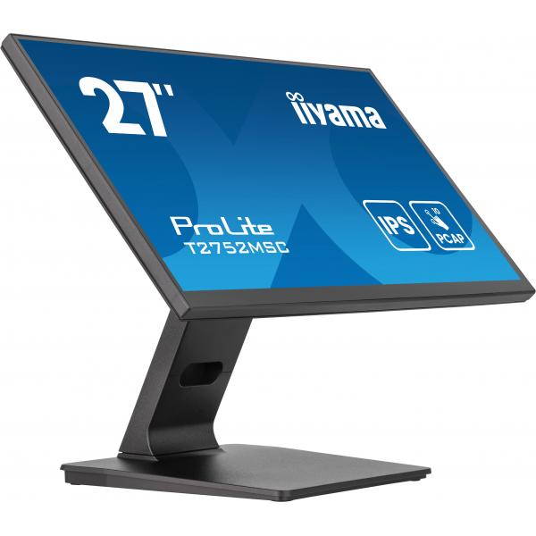 iiyama ProLite T2752MSC-B1AG Monitor PC 68,6 cm (27") 1920 x 1080 Pixel Full HD LED Touch screen Nero [T2752MSC-B1AG]