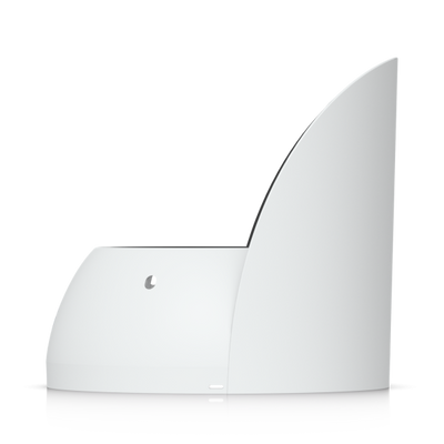Ubiquiti - Dome camera accessory for optimal image quality and protection from the elements when installed outdoors on a wall or pole. White [UACC-Dome-WS-W]