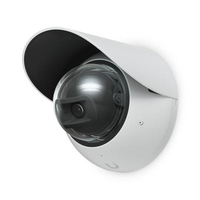 Ubiquiti - Dome camera accessory for optimal image quality and protection from the elements when installed outdoors on a wall or pole. White [UACC-Dome-WS-W]