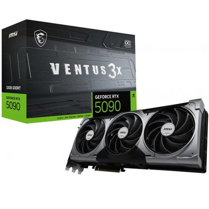 MSI VENTUS GEFORCE RTX 5090 32G 3X OC scheda video NVIDIA 32 GB GDDR7 [RTX509032GVENTUS3XOC]