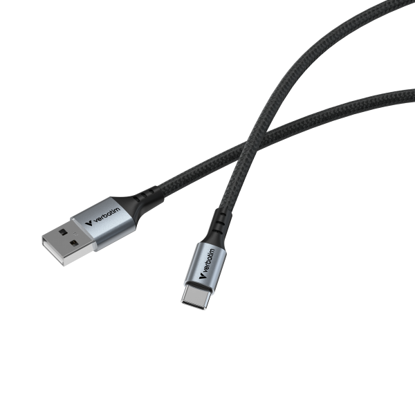 VERBATIM CAVO SYNC CHARGE USB-A TO USB-C 18W 120 CM [31843]