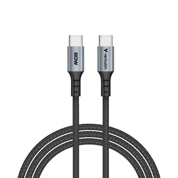 VERBATIM CAVO SYNC CHARGE USB C TO USB C 60W 120 CM [31845]
