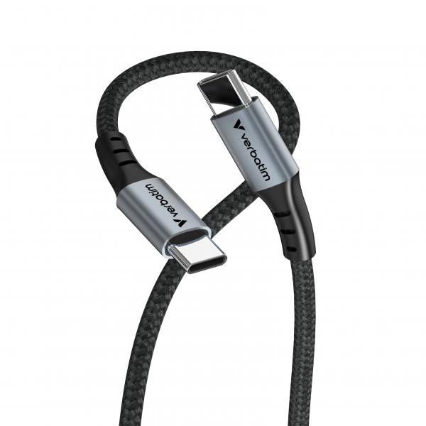VERBATIM CAVO SYNC CHARGE USB C TO USB C 100W 120 CM [31846]