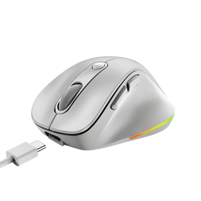 GENIUS MOUSE WIR. ERGO 9000S PRO MINI RGB BT DUO WIRELESS (BT +2.4Ghz) PEAR [31030039400]