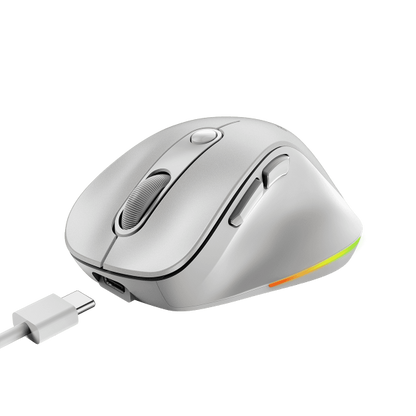 GENIUS MOUSE WIR. ERGO 9000S PRO MINI RGB BT DUO WIRELESS (BT +2.4Ghz) PEAR [31030039400]