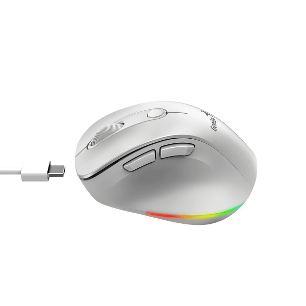 GENIUS MOUSE WIR. ERGO 9000S PRO MINI RGB BT DUO WIRELESS (BT +2.4Ghz) PEAR [31030039400]