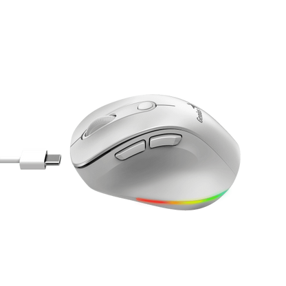 GENIUS MOUSE WIR. ERGO 9000S PRO MINI RGB BT DUO WIRELESS (BT +2.4Ghz) PEAR [31030039400]