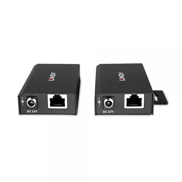 Lindy 43408 moltiplicatore AV Trasmettitore e ricevitore AV Nero [LINDY43408]