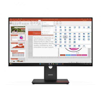 Lenovo ThinkVision T27-40 - 27 inch - Full HD IPS LED Monitor - 1920x1080 - 120Hz - Pivot / HAS / USB-C [64A5MAT6EU]