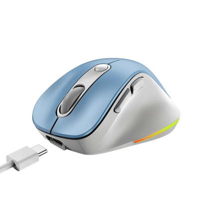 GENIUS MOUSE WIR. ERGO 9000S PRO MINI RGB BT DUO WIRELESS (BT +2.4Ghz) LIGH [31030039401]