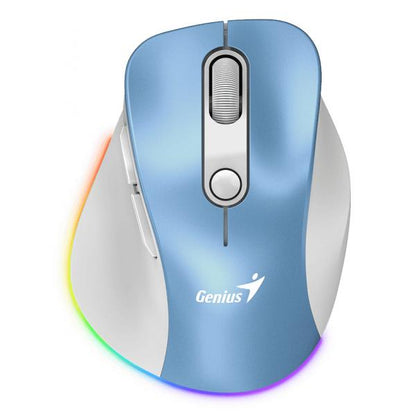GENIUS MOUSE WIR. ERGO 9000S PRO MINI RGB BT DUO WIRELESS (BT +2.4Ghz) LIGH [31030039401]