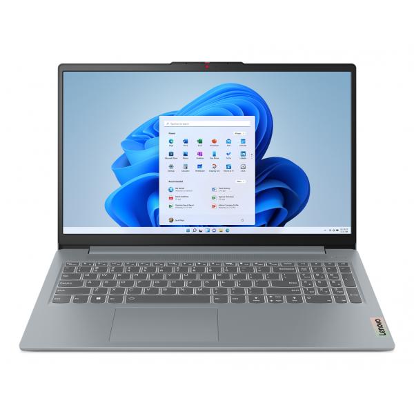 Lenovo IdeaPad Slim 3 15AMN8 AMD Ryzen 5 7520U Computer portatile 39,6 cm (15.6") Full HD 16 GB LPDDR5-SDRAM 512 GB SSD Wi-Fi 6 (802.11ax) Windows 11 Home Italiano Grigio [82XQ00NSIX]