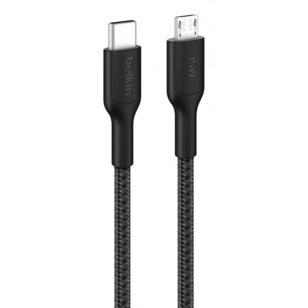 Belkin BoostCharge Pro cavo USB 1 m USB C Micro-USB A Nero [CAB026HQ1MBK]