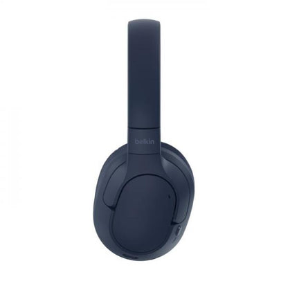 Belkin AUD009HQBL cuffia e auricolare Cuffie Wireless A Padiglione Musica e Chiamate USB tipo-C Bluetooth Blu [AUD009HQBL]