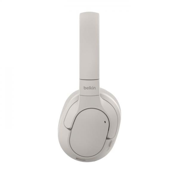 Belkin AUD009HQSA cuffia e auricolare Cuffie Wireless A Padiglione Musica e Chiamate USB tipo-C Bluetooth Sabbia [AUD009HQSA]
