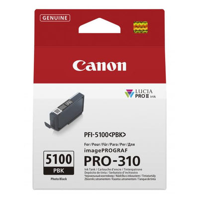 Canon PFI-5100 PBK cartuccia d'inchiostro 1 pz Originale Nero per foto [6952C001]