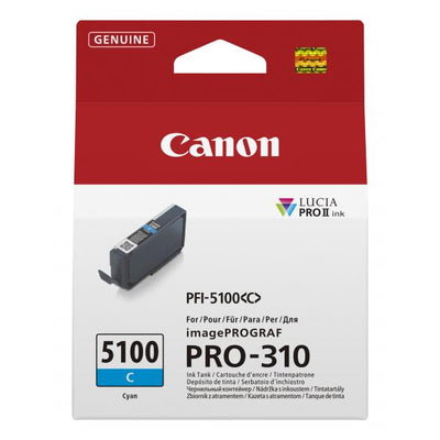 Canon PFI-5100 C cartuccia d'inchiostro 1 pz Originale Ciano [6953C001]