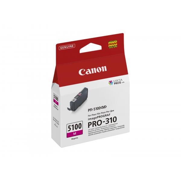 Canon PFI-5100 M cartuccia d'inchiostro 1 pz Originale Magenta [6954C001]