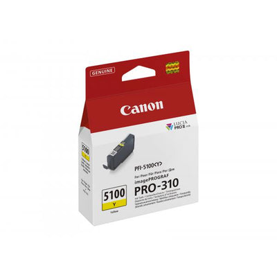 Canon PFI-5100 Y cartuccia d'inchiostro 1 pz Originale Giallo [6955C001]