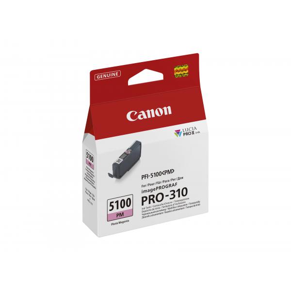 Canon PFI-5100 PM cartuccia d'inchiostro 1 pz Originale Magenta per foto [6957C001]