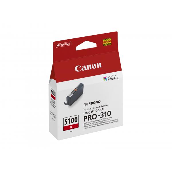 Canon PFI-5100 R cartuccia d'inchiostro 1 pz Originale Rosso [6958C001]