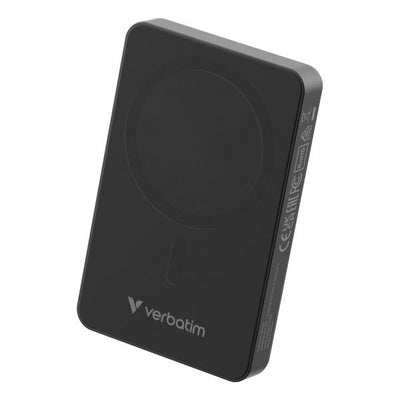 VERBATIM POWER BANK CHARGENGO ESSENTIALS MAGNETIC WIRELESS 10000MAH BLACK [32227]