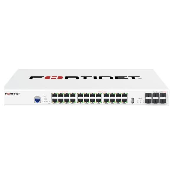 Fortinet FS-124G-FPOE switch di rete Gestito L2 10G Ethernet (100/1000/10000) Supporto Power over Ethernet (PoE) 1U [FS-124G-FPOE]