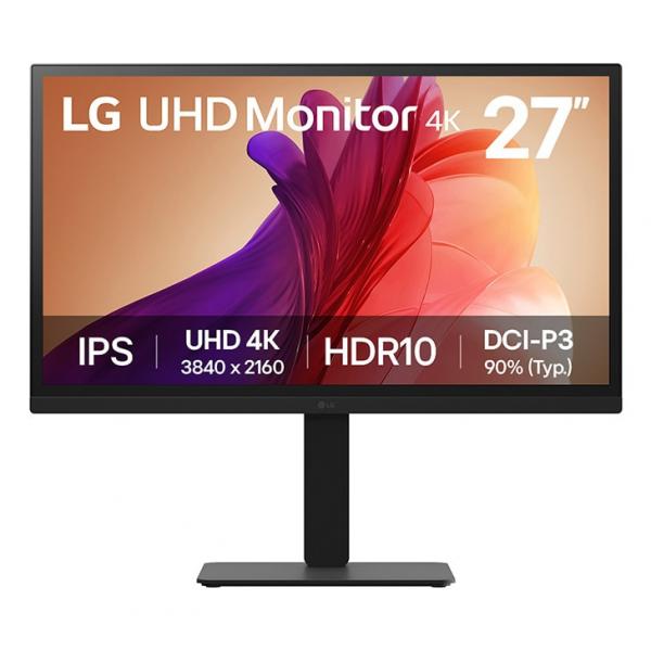 LG 27BA45U-B Monitor PC 68,6 cm (27") 3840 x 2160 Pixel 4K Ultra HD Nero [27BA45U-B.AEU]