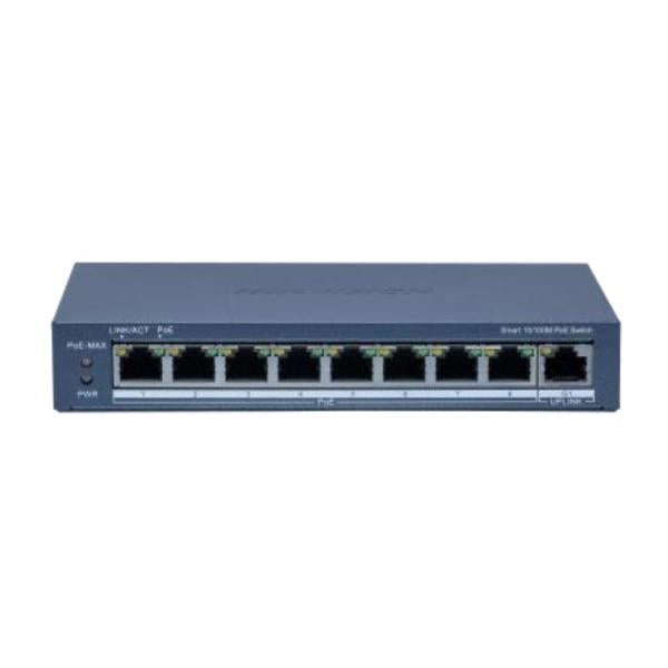 Hikvision DS-3E1309P-EI(B) switch di rete Gestito Fast Ethernet (10/100) Supporto Power over Ethernet (PoE) [DS-3E1309P-EI]