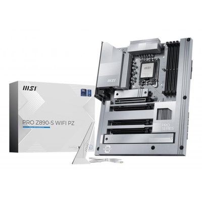 MSI MB PRO Z890-S WIFI PZ,Z890,LGA1851,4DDR5,4PCI-Ex16,3M.2,1USB 40G,2USB 20G,8USB 5G, 4US [PRO Z890-S WIFI PZ]