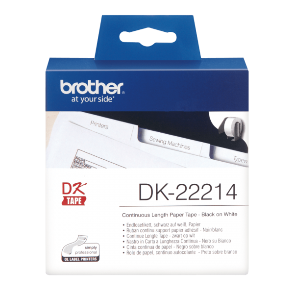 BROTHER DK-22214 NASTRO NERO TERMICO [DK-22214]