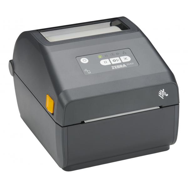 Zebra ZD421 - Thermal Transfer Label Printer - USB/Wi-Fi/Bluetooth - Grey - 203 Dpi [ZD4A042-30EX02EZ]