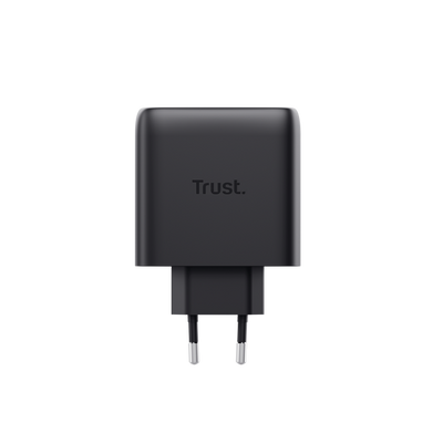 TRUST MAXO 65W 2P USB-C GAN CHARGER BLK [25525]