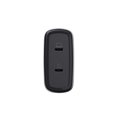 TRUST MAXO 65W 2P USB-C GAN CHARGER BLK [25525]