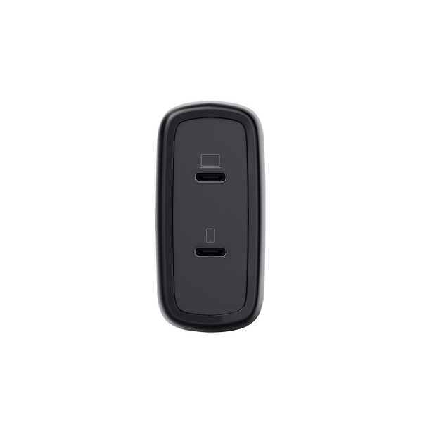 TRUST MAXO 65W 2P USB-C GAN CHARGER BLK [25525]
